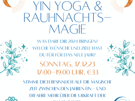 Tauche ein in den Zauber der Rauhnächte...