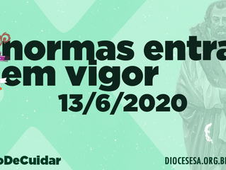 Normas e Orientações sobre a retomada das celebrações