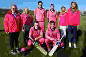 Pictured are Katie Nelson, Jamie Wallace (Pretty ‘n’ Pink), Ryan Eagleson, Robert Smith, Noeleene Lynn, Jennifer Hood (Competition Winner) Front l-r: Alex Haggan, Michael Gilmour