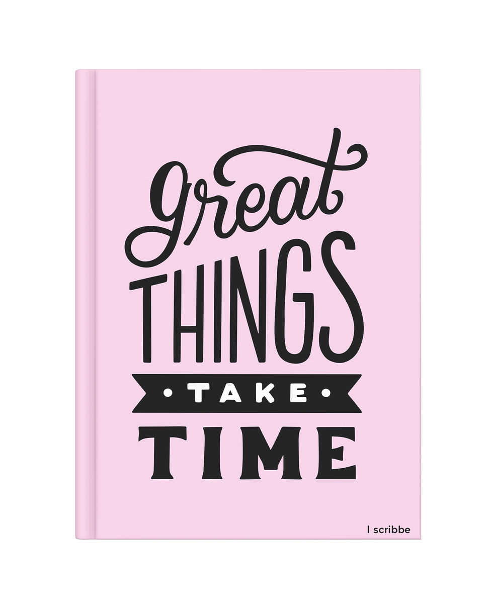 Thumbnail: Great Things Take Time Diary