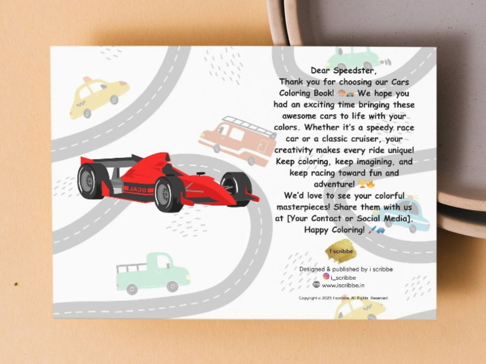 Thumbnail: Cars Colouring Book