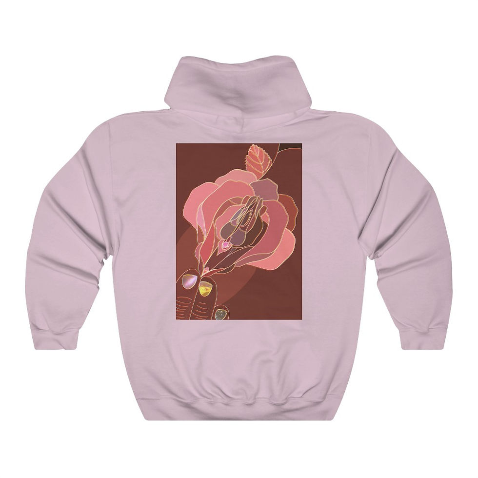 Thumbnail: YONI ROSE Unisex Hooded Sweatshirt