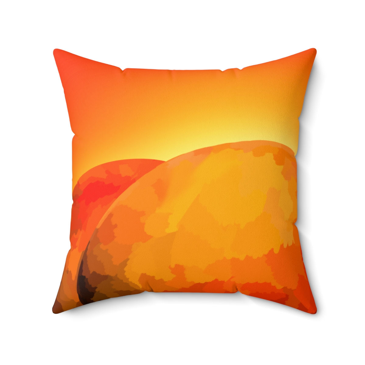 BIG PEACH Square Pillow