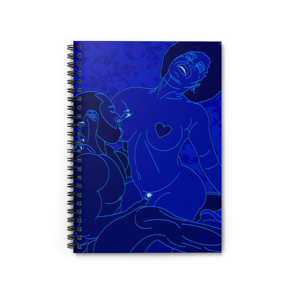 Primary Love - Night Spiral Notebook - Ruled Line