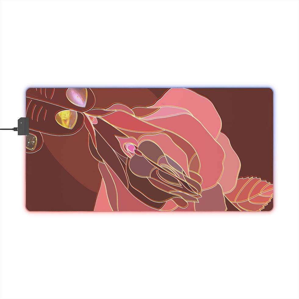 Thumbnail: YONI ROSE LED Gaming Mouse Pad