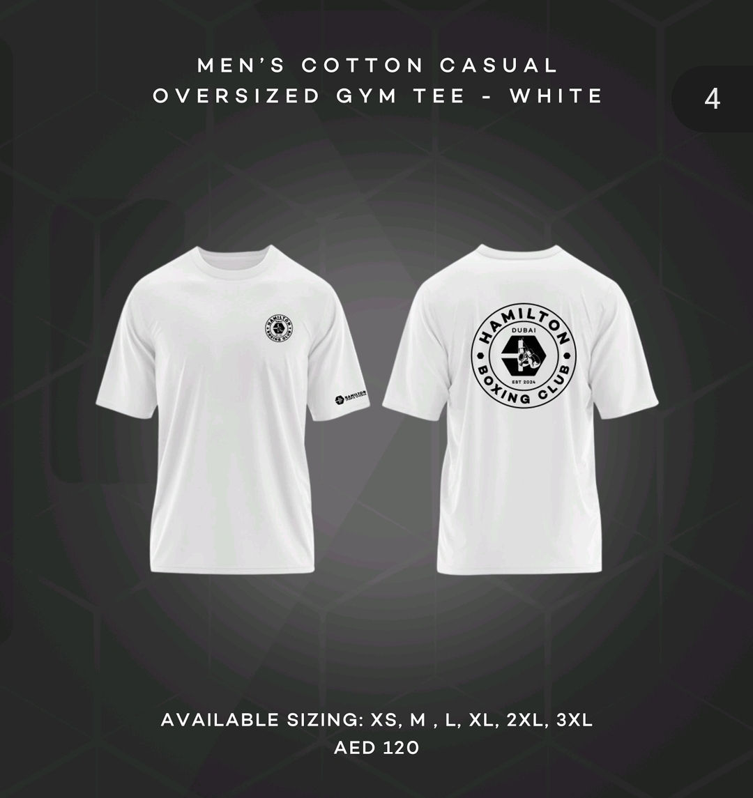 Hamilton Boxing Club Oversized Tee - White