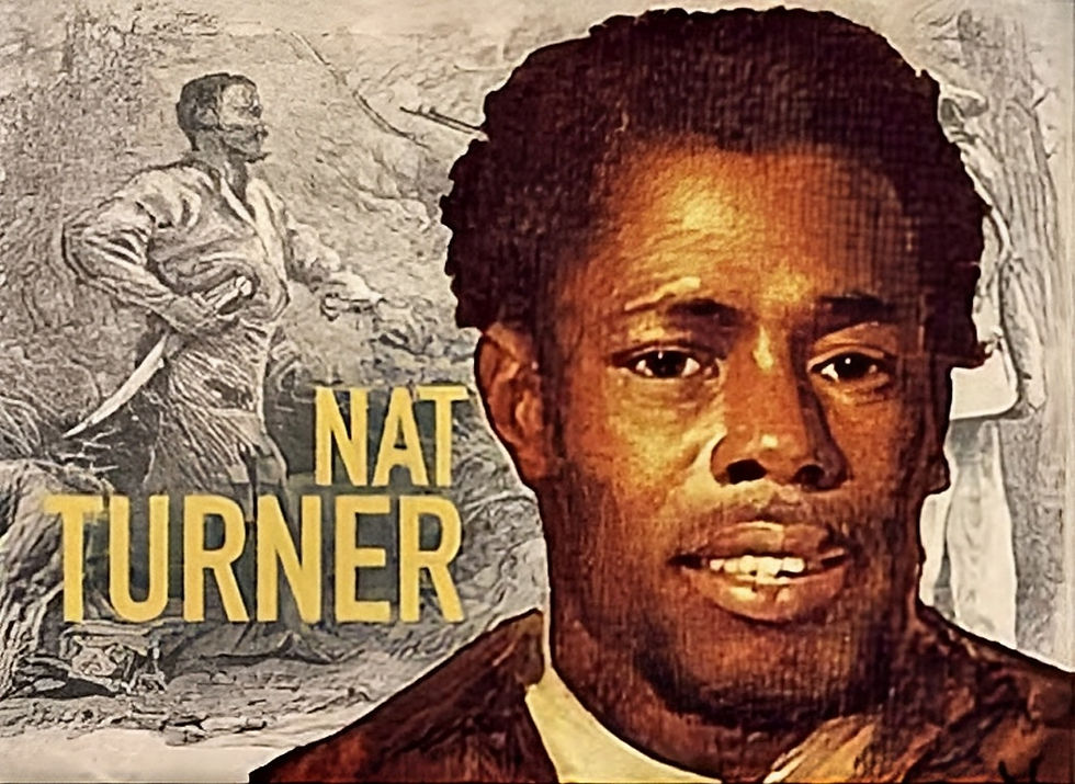 Nat Turner, enslaved preacher and leader of the 1831 Southampton Rebellion in Virginia