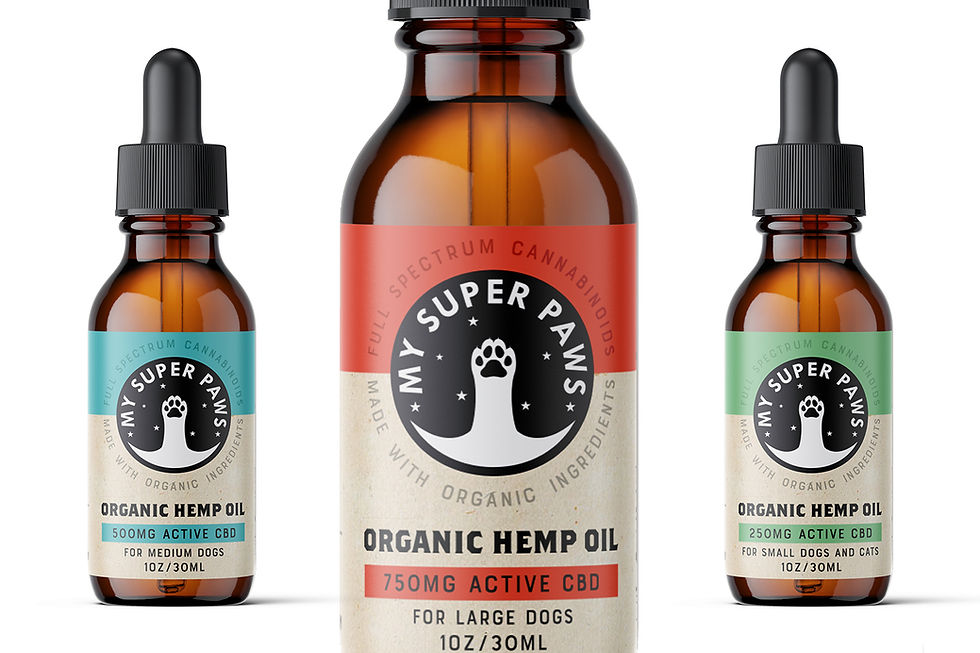 CBD tincture mockup for hemp oil