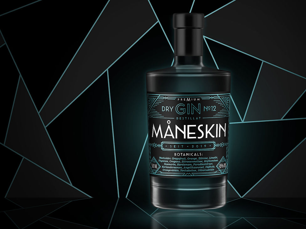 vintage artdeco ornament label design