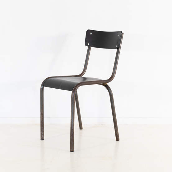 インダストリアル スクールチェア ブラック Industrial school chair black