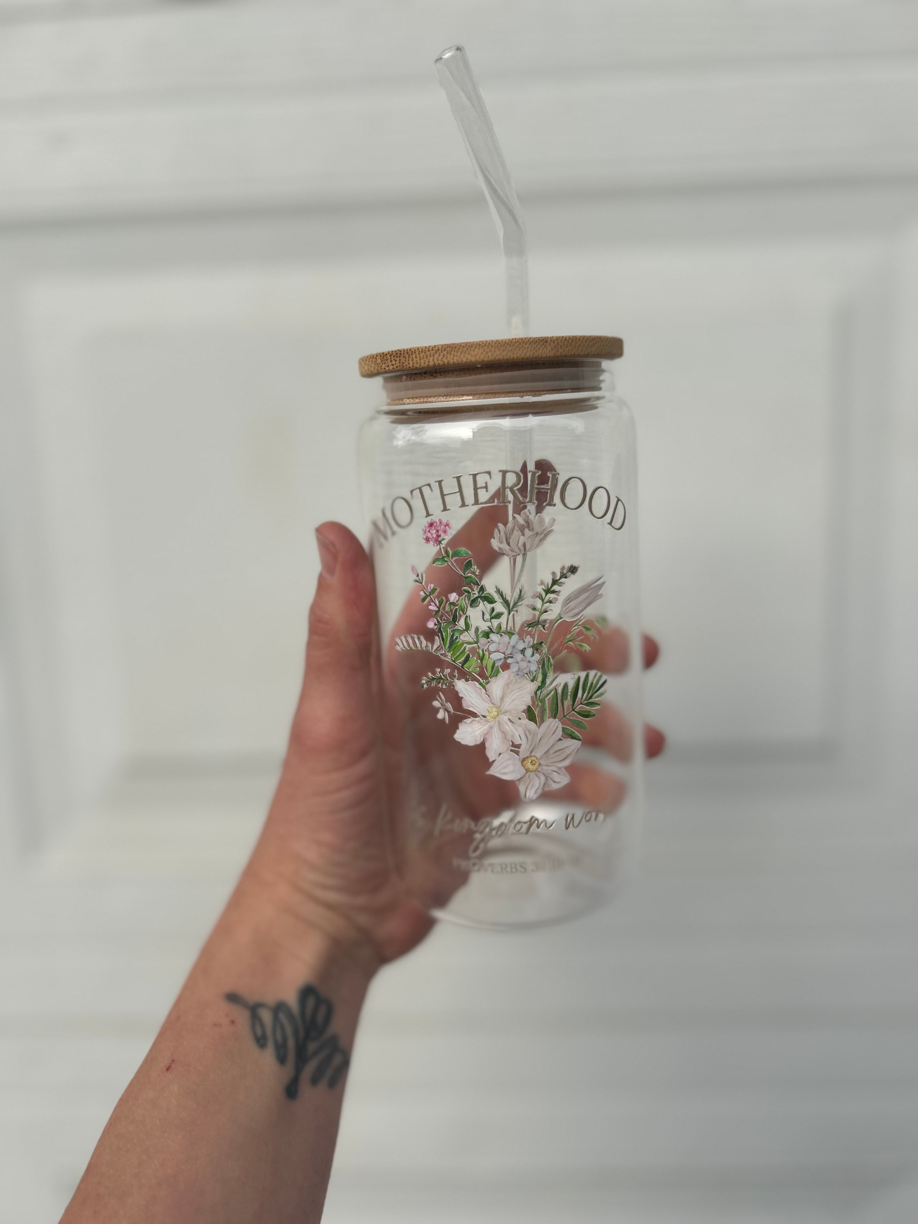 Motherhood is Kingdom Work Tumbler