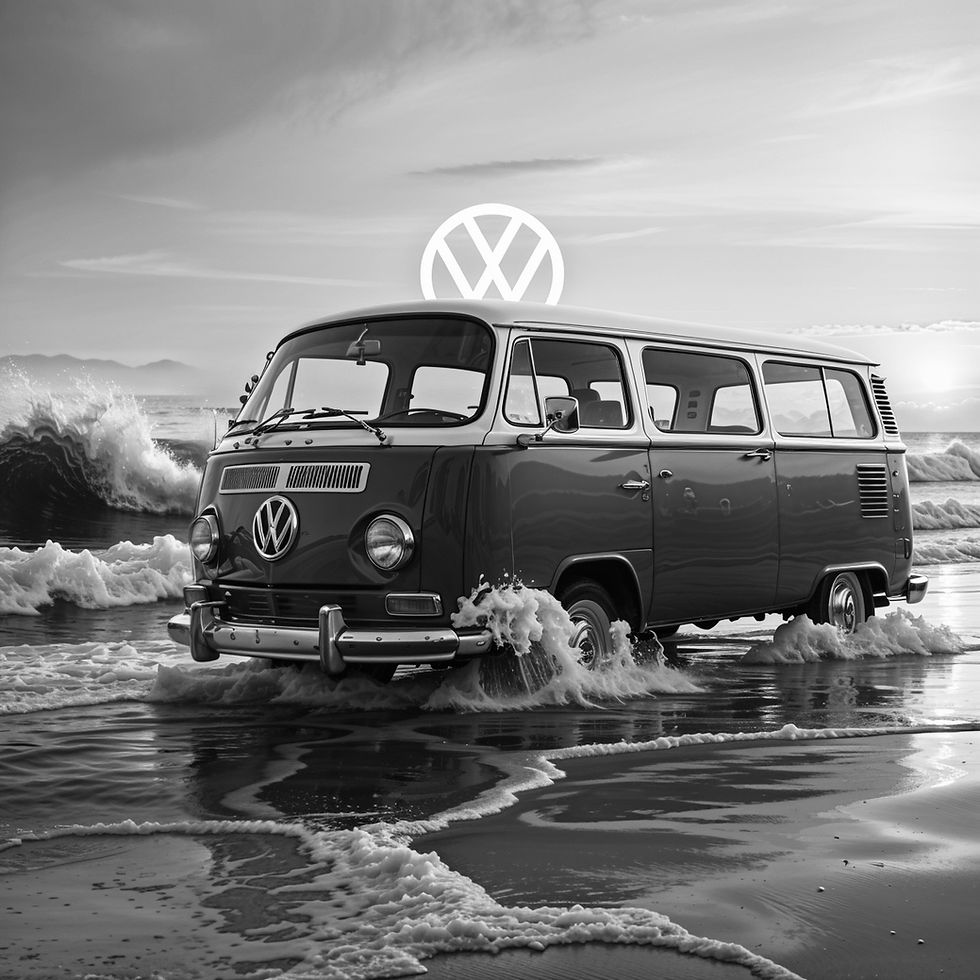 Mid-journey from work horse to Iconic transporter. ( image Courtesy of Reborn Customs and Classics)