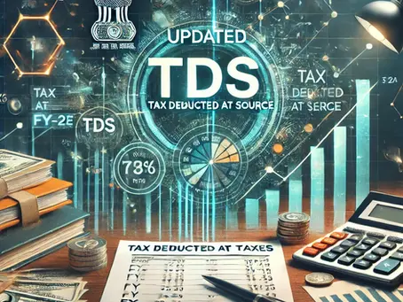 CBDT Releases Updated TDS Rates for FY 2024-25