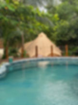 Poolside Glamping Tent