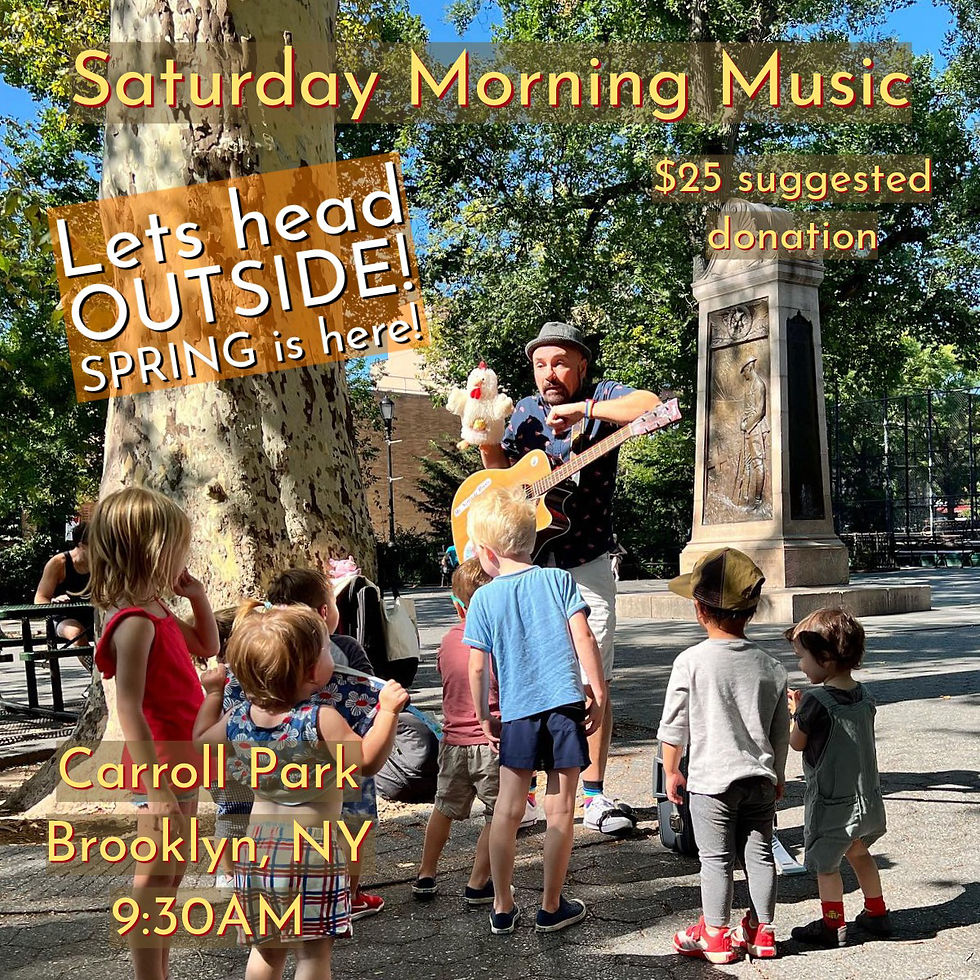 Saturday Morning Music Class (OUTSIDE)