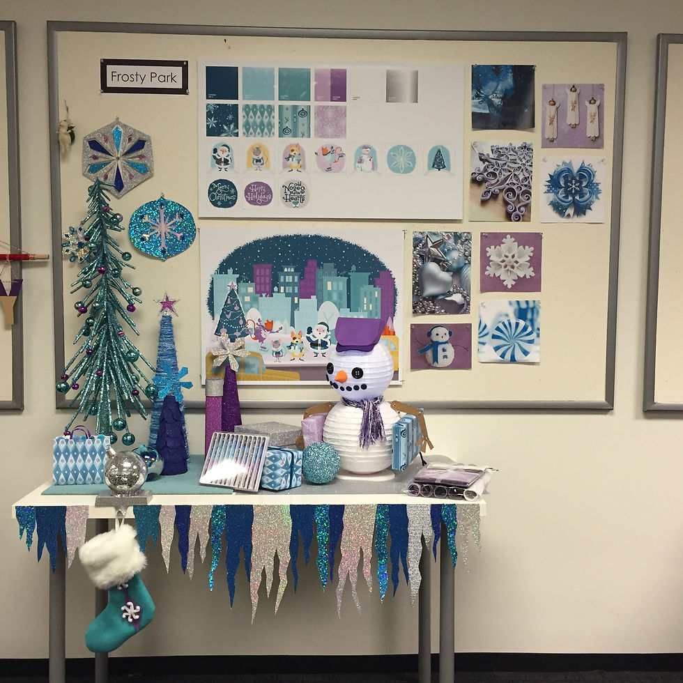 frost table scene with prototypes