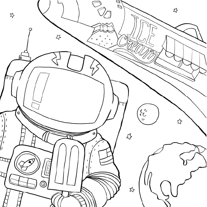 Astronaut Ice Cream