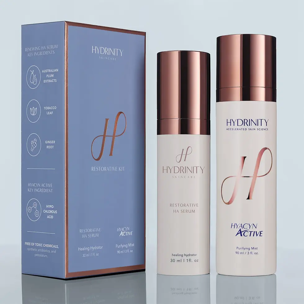 Hydrinity Skincare Bottles