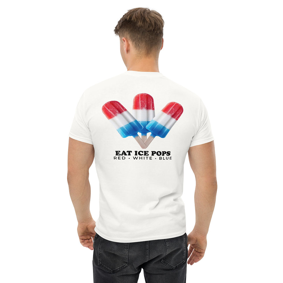 Thumbnail: Eat Ice Pops T-Shirt — White