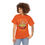 Thumbnail: Woman wearing Eat Mac N Cheese orange shirt