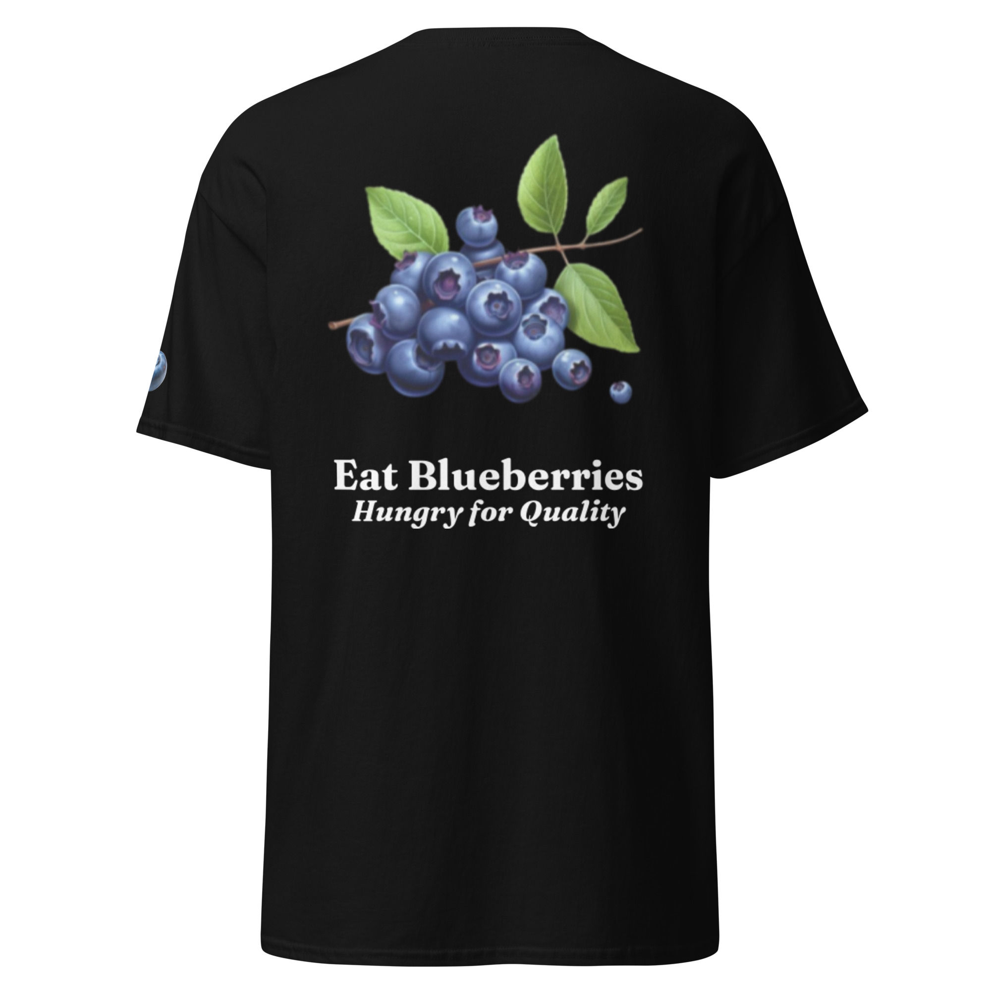 EatShirts Blueberries Black