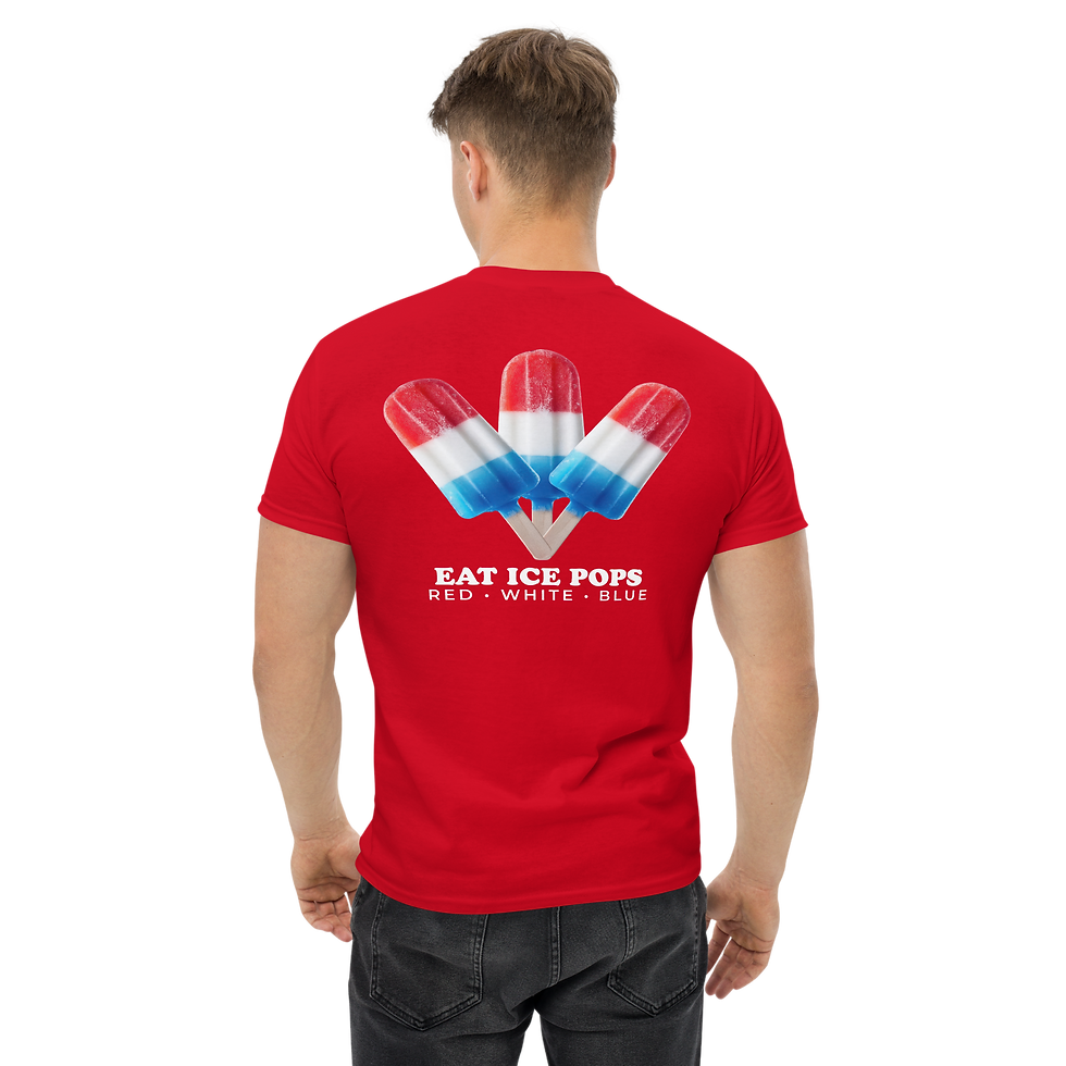 Thumbnail: Eat Ice Pops T-Shirt — Red