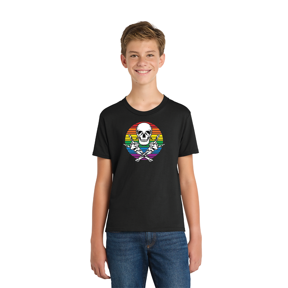 Thumbnail: Skull Flag Short Sleeve Tee (Youth)