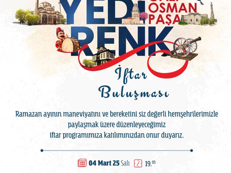 Derneğimiz İftar Programına Davetlisiniz