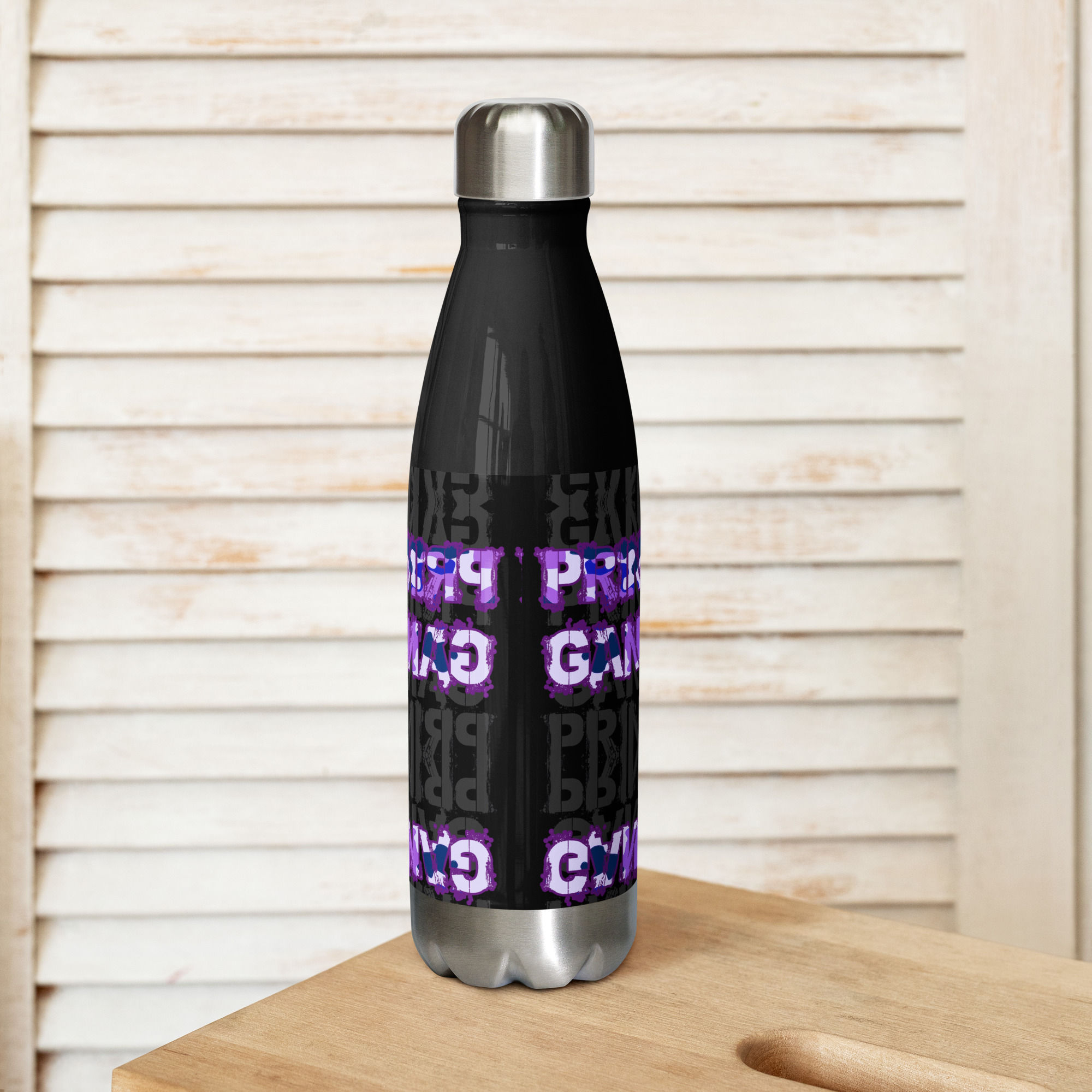 Princess Gangsta Stainless steel water bottle