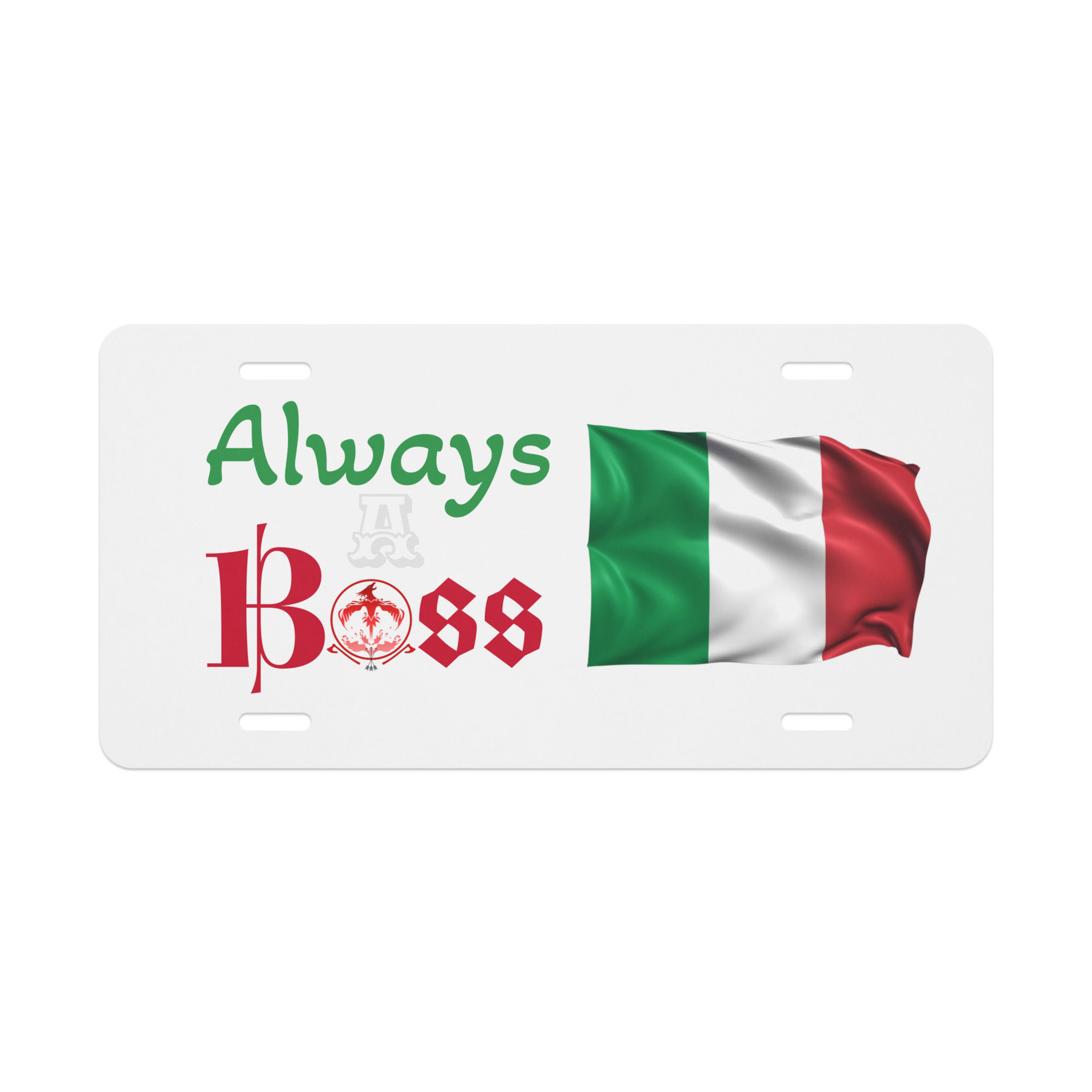 Italy Boss Vanity license plate
