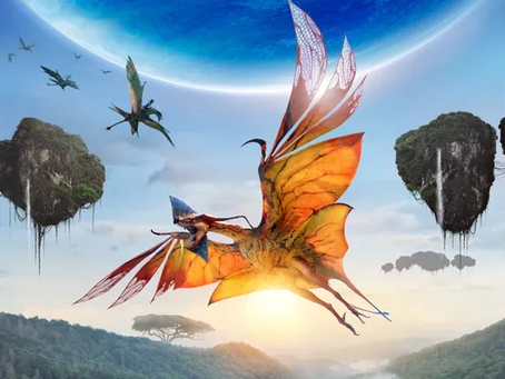 a dragon on Avatar flying
