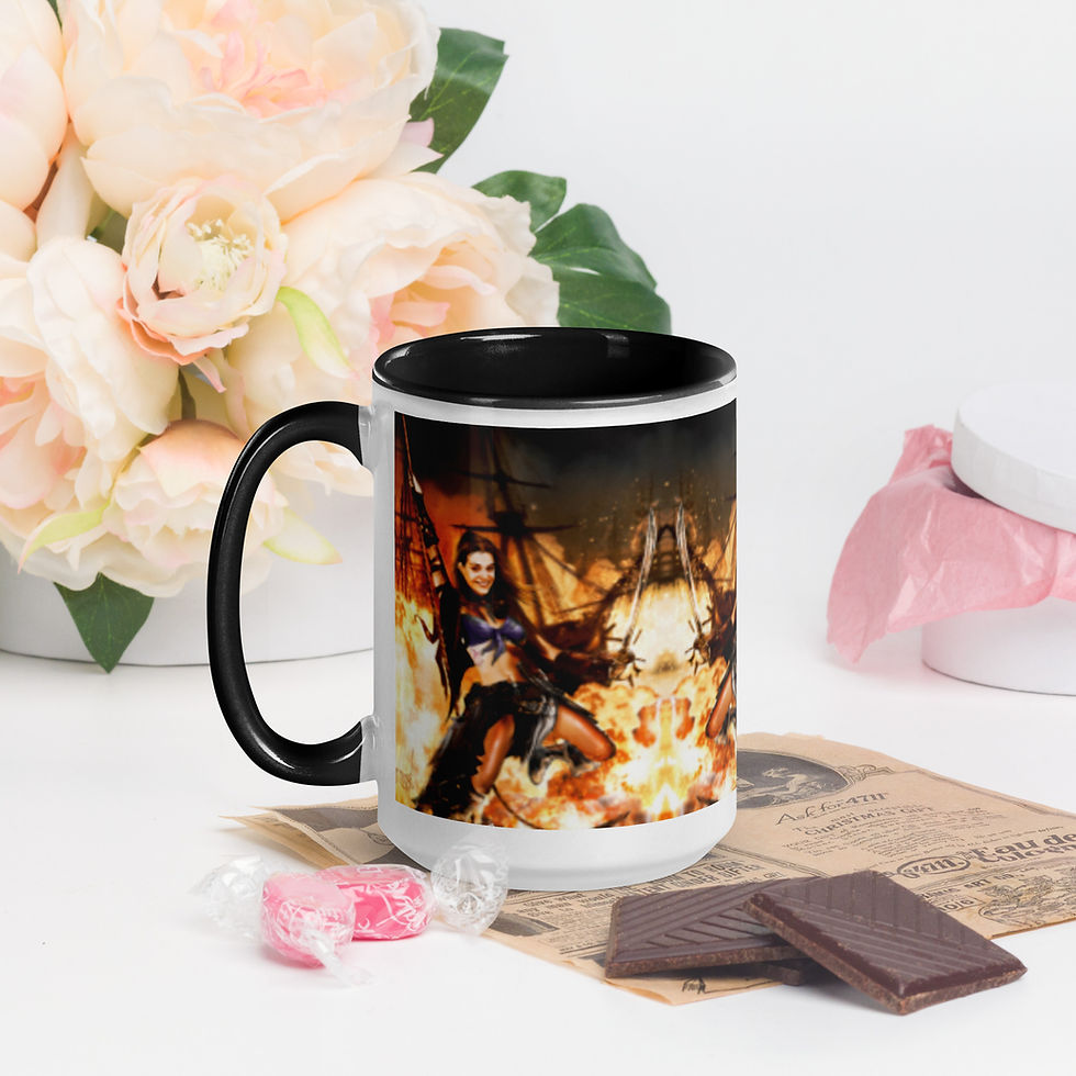 Miniature : Pirate Mug with Color Inside