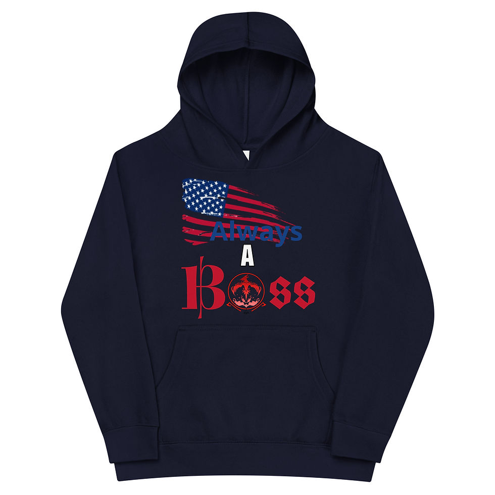 섬네일: USA Boss Kids fleece hoodie