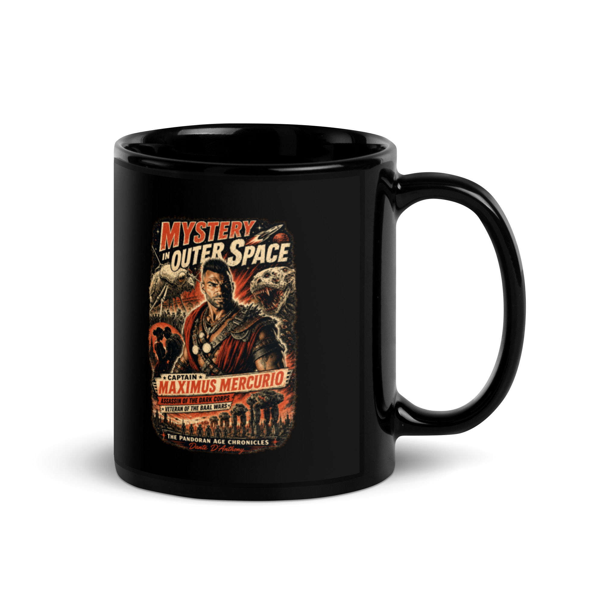 Pandoran Mystery Black Glossy Mug