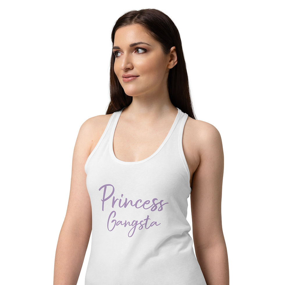 Thumbnail: Princess G Women’s fitted racerback tank top