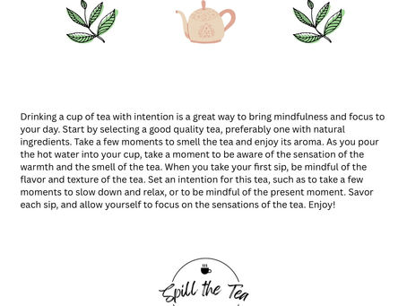 Tea with Intention