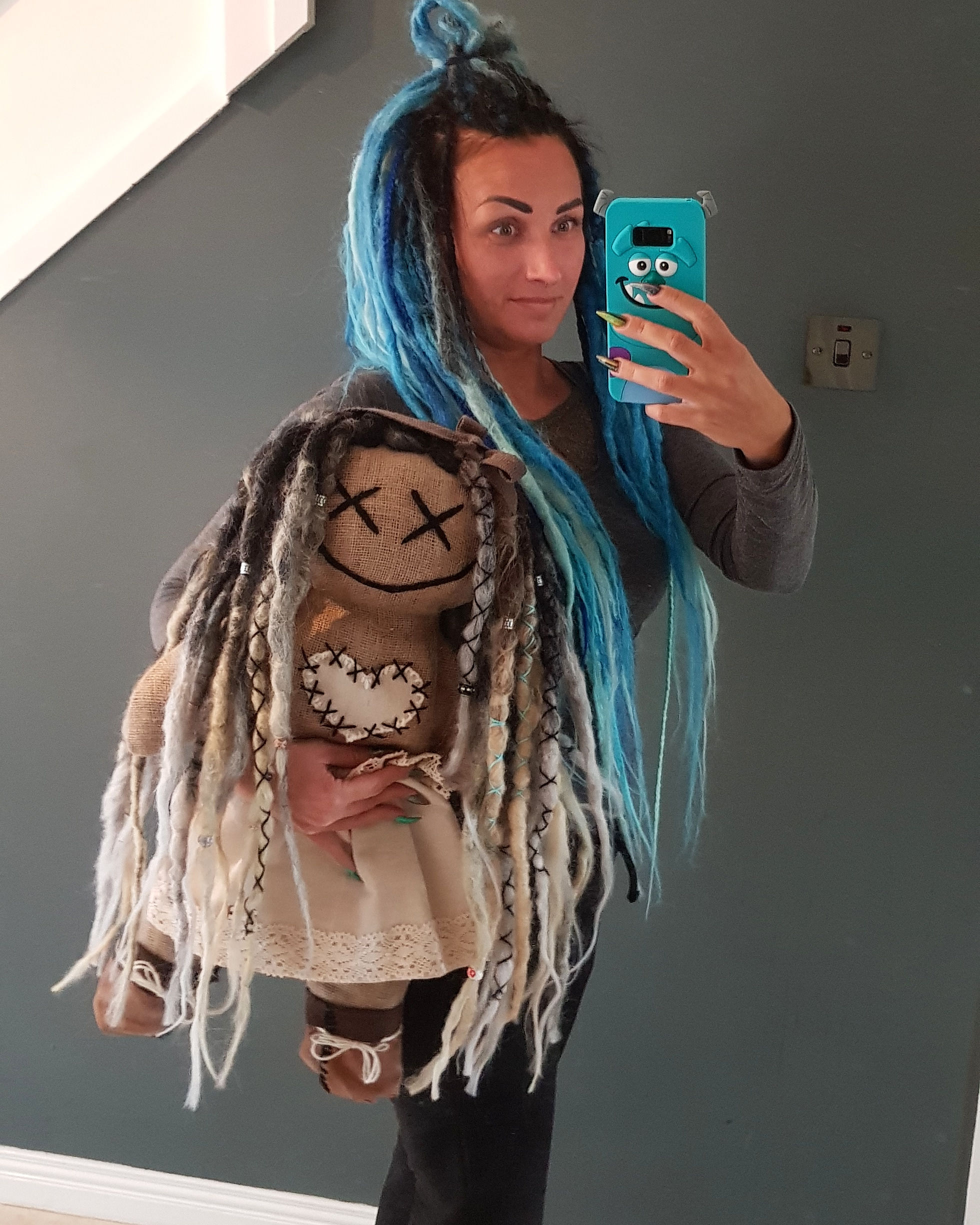 Dread Doll Decorative Unique Dreadlocks Ragdoll