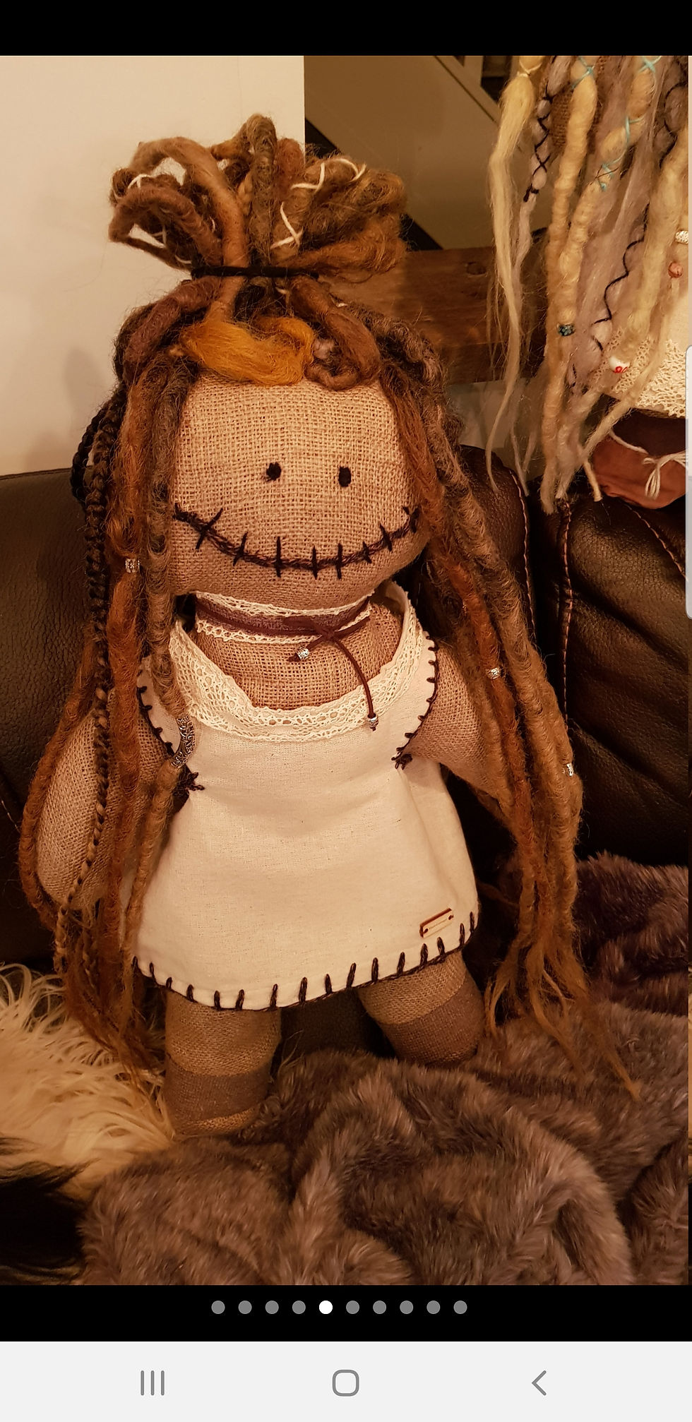 Thumbnail: Dread Doll Decorative Unique Dreadlocks Ragdoll