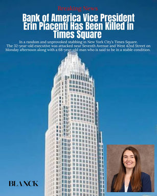Bank of America Vice President Erin Piacenti Has Been Killed in Times Square