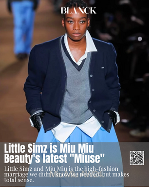 Little Simz is Miu Miu Beauty's latest "Miuse"