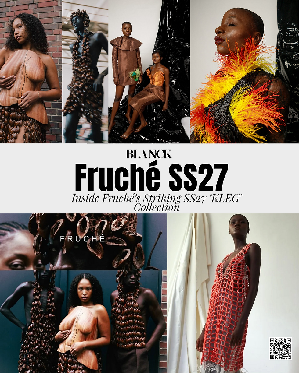 Inside Fruché’s Striking SS27 ‘KLEG’ Collection