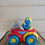 Thumbnail: 1998 - Vintage Sesame Street, Cookie Monster Press & Go Car Toy