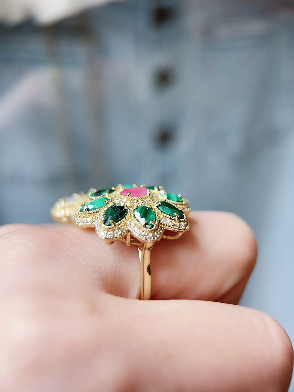 Miniature : Bague HABAHA - Fleur Précieuse