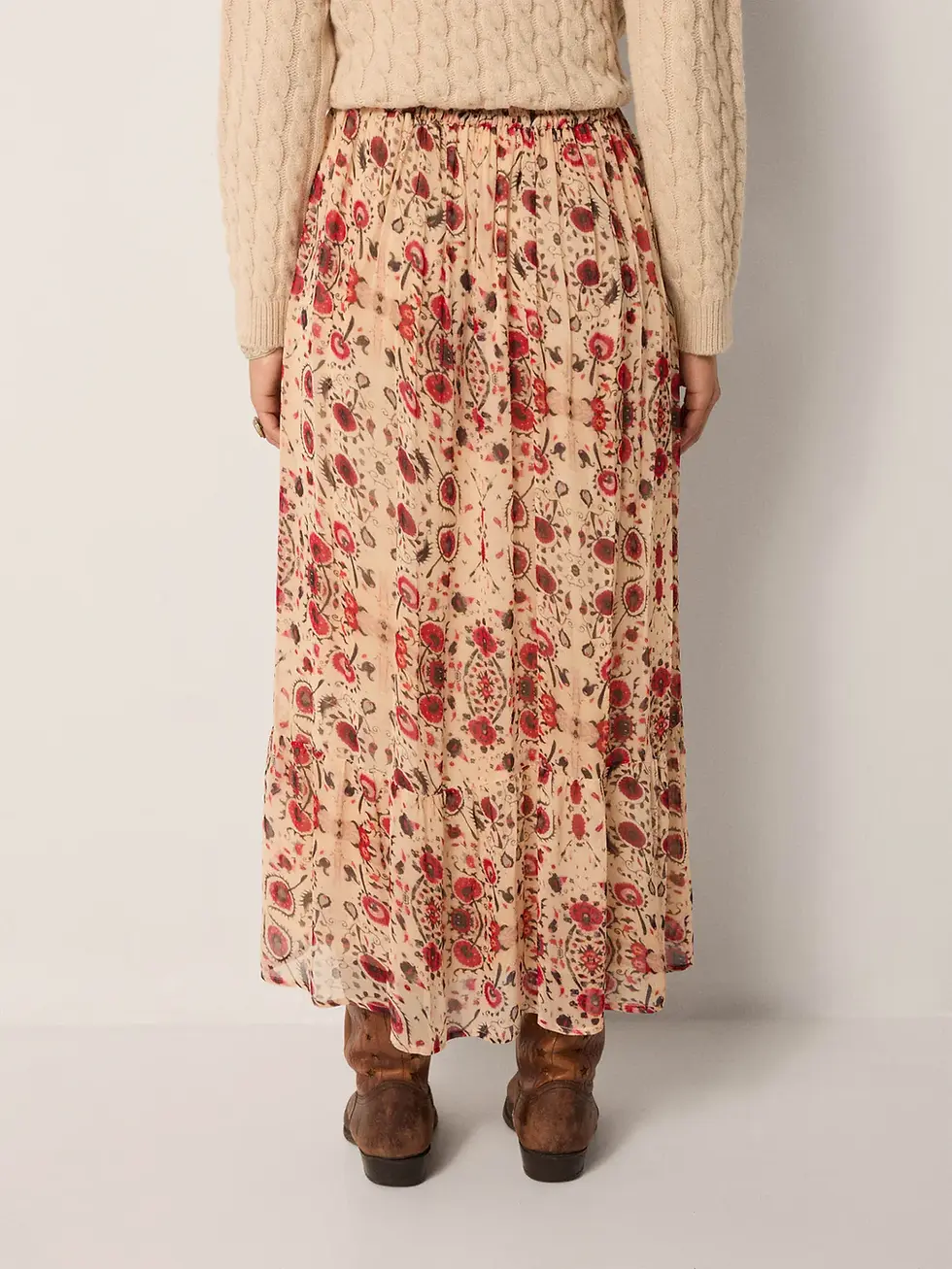 Miniature : Maison Hotel - Simone Skirt - Coquelicot Coquillage