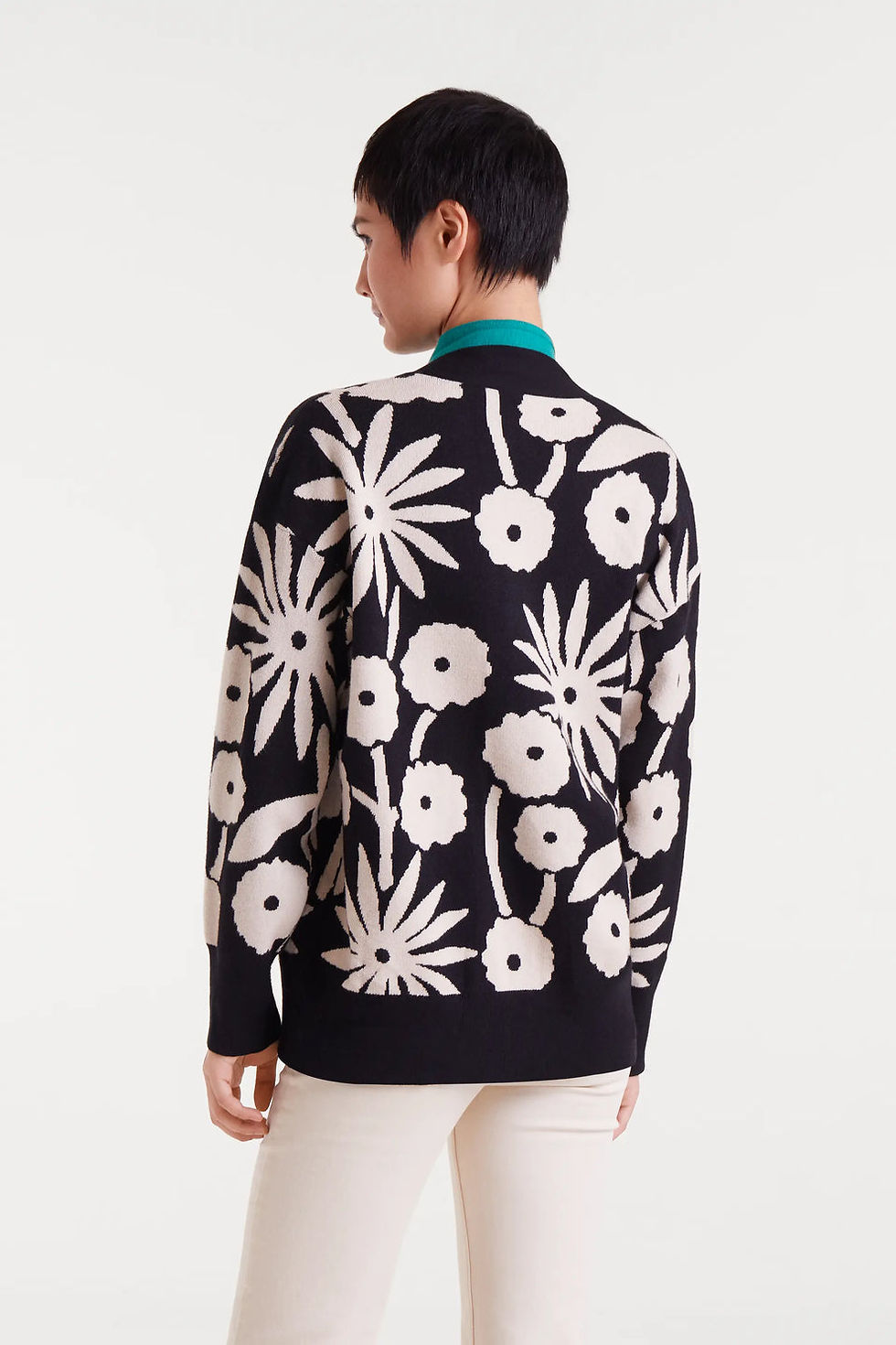Thumbnail: Veste jacquard à imprimé tofu