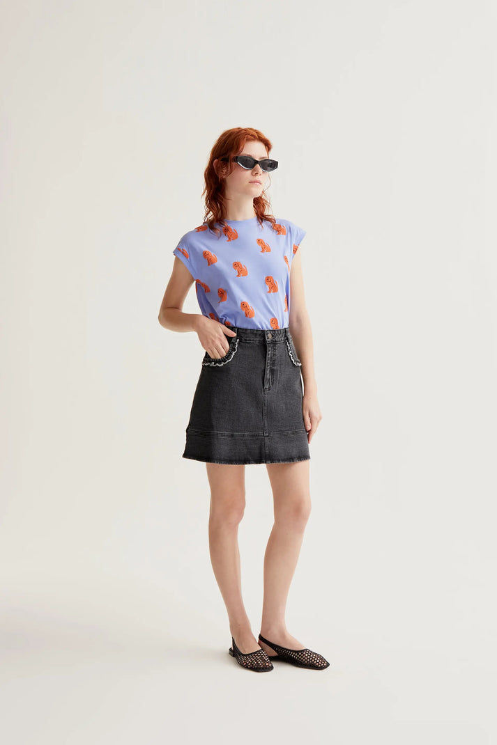 Thumbnail: COMPANIA FANTASTICA - T-shirt imprimé Blue Dog