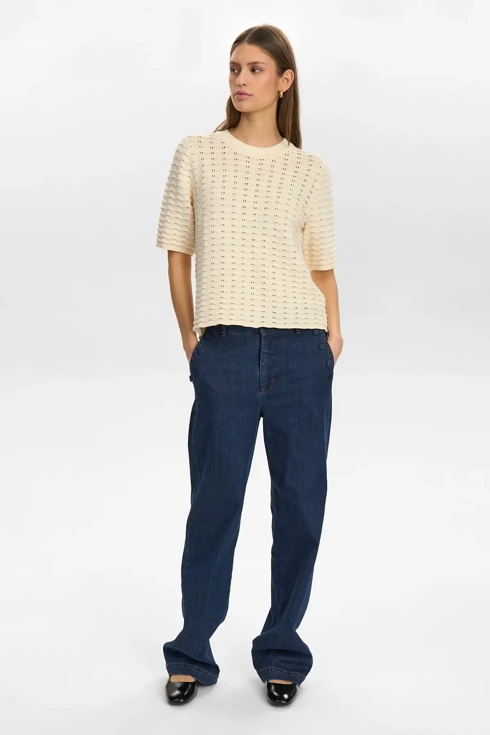 Miniature : NUMPH - NUMULANA SS PULLOVER - GOTS - Pristine