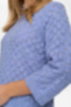 Thumbnail: NÜMPH - NURIETTE LEAF POINTELLE PULLOVER