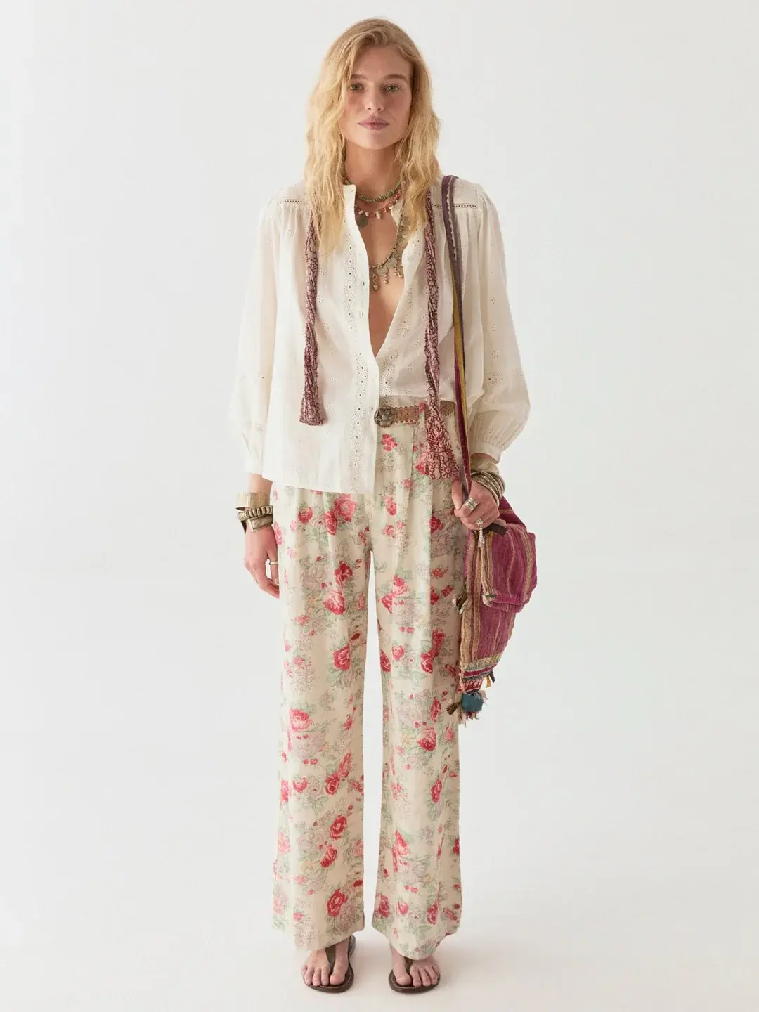 Maison Hotel - Lolo Pant - Candy Roses