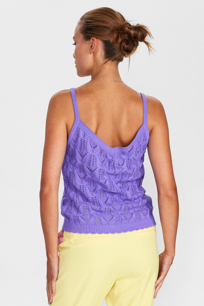 Miniature : NUMPH - KNIT TOP - GOTS - PAISLEY PURPLE